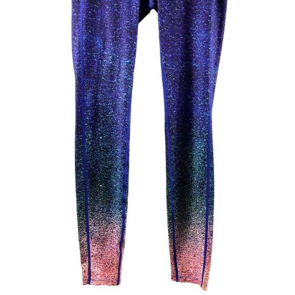 Athleta Ombre Galaxy Print Superluxe Tight Full Length Leggings Small Multicolor - Picture 5 of 16